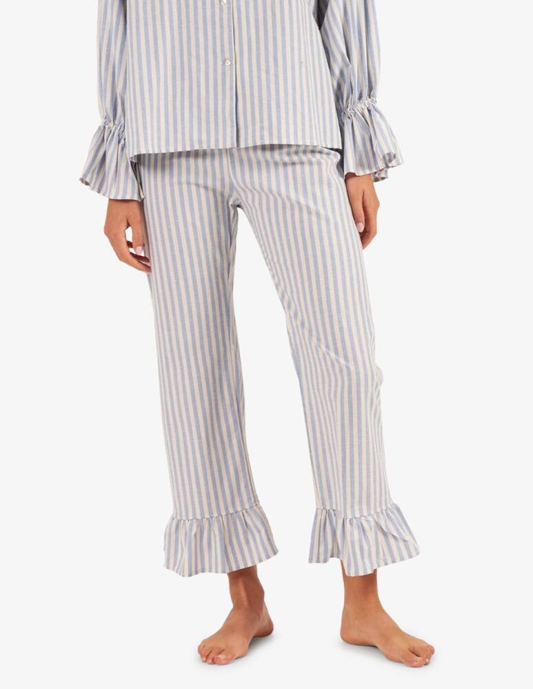 rinascente Bohodot Striped ruffle pyjama trousers