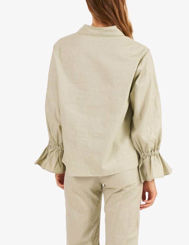 rinascente Bohodot Pajama shirt with ruched cuffs