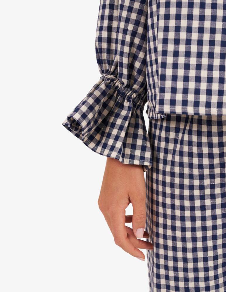 Bohodot Gingham pyjama shirt - picture 5 Bohodot Gingham pyjama shirt - picture 5