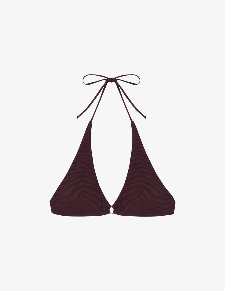 rinascente Bohodot Chocolat halterneck bikini top