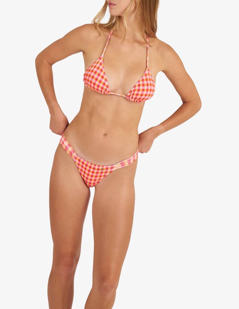rinascente Bohodot Lucy gingham bikini top