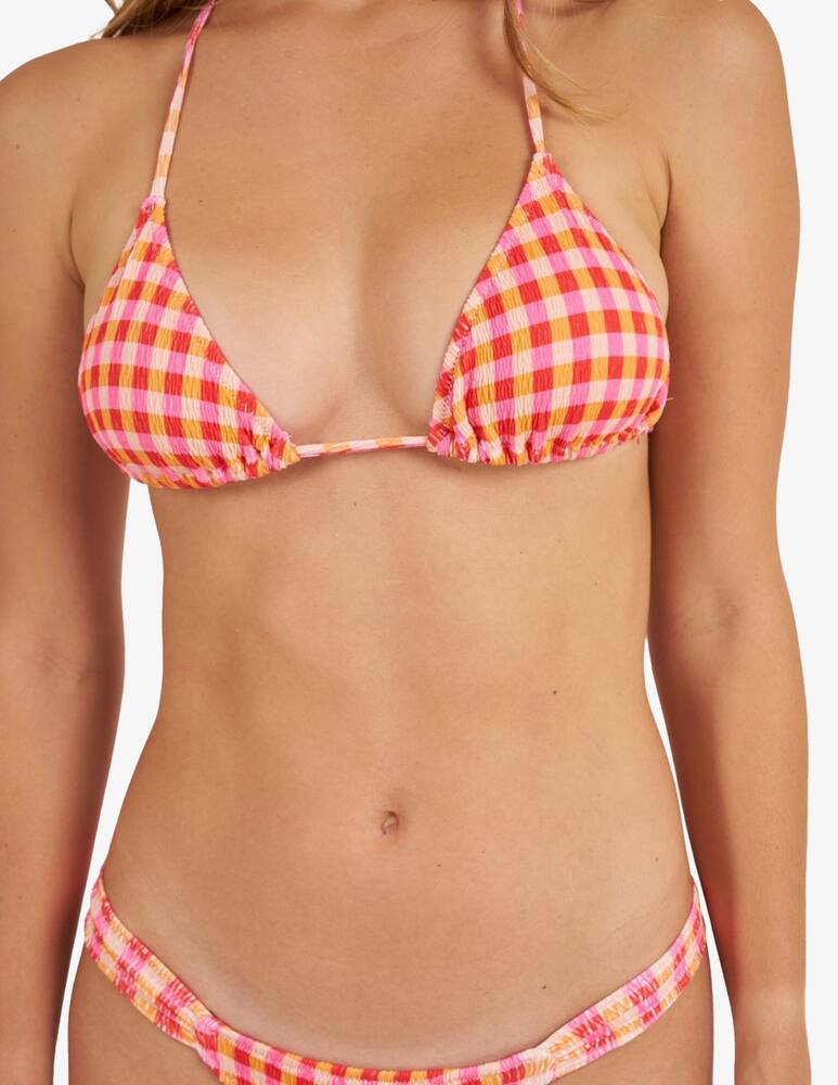 rinascente Bohodot Lucy gingham bikini top