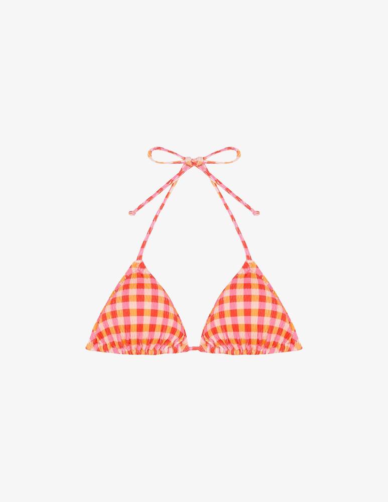 rinascente Bohodot Lucy gingham bikini top