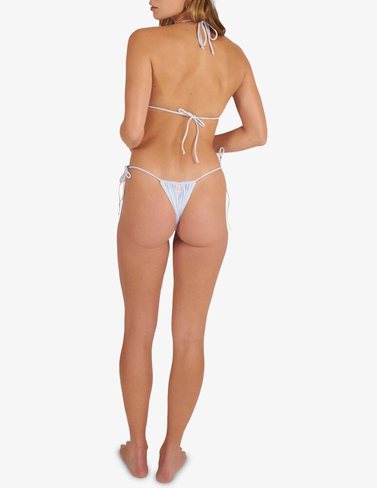 rinascente Bohodot Azur beaded triangle bikini top