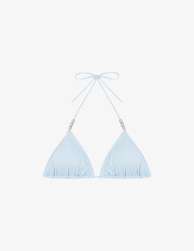 rinascente Bohodot Azur beaded triangle bikini top