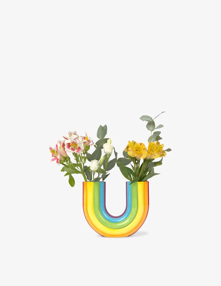 Doiy Vase Rainbow Double - picture 1 Doiy Vase Rainbow Double - picture 1