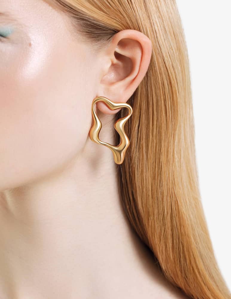 MAM Atlantis organic hoop earrings - picture 2 MAM Atlantis organic hoop earrings - picture 2