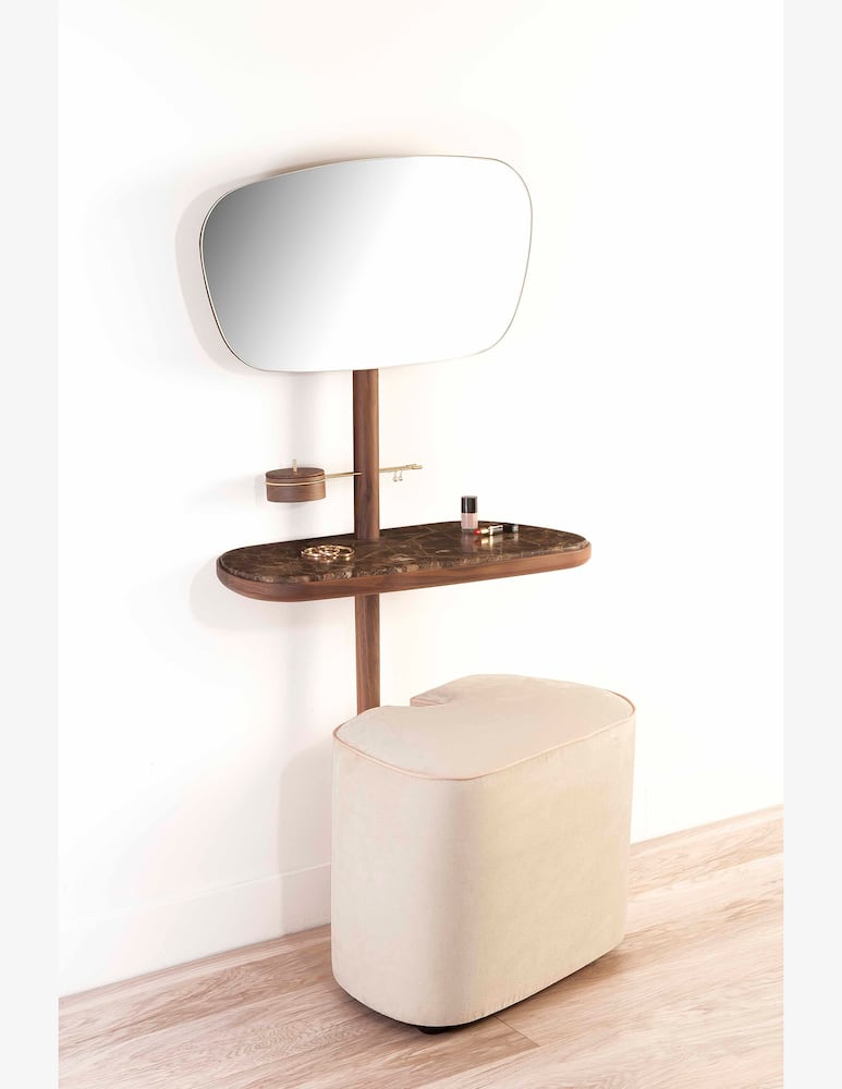 rinascente Nomon Tocador Vanity Tavolo Con Top In Marmo