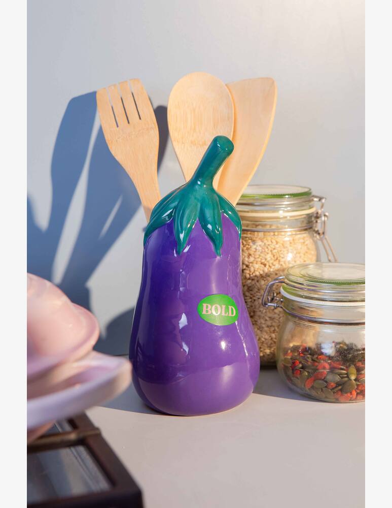 rinascente Doiy Utensil Pot Farmers Market Eggplant