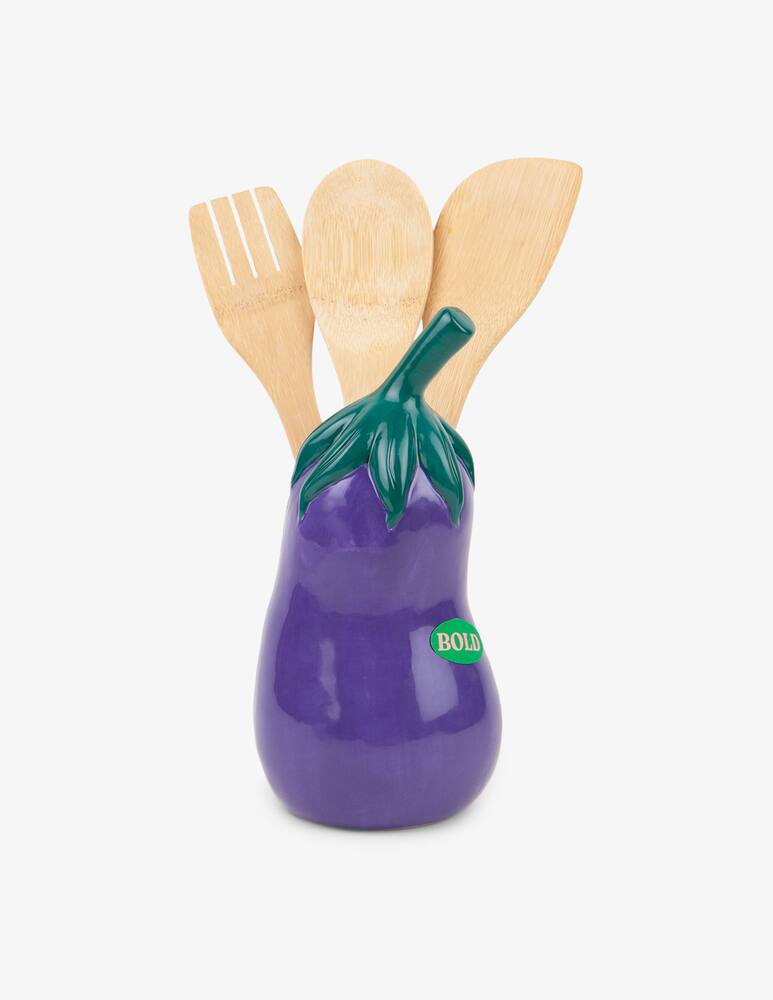rinascente Doiy Utensil Pot Farmers Market Eggplant