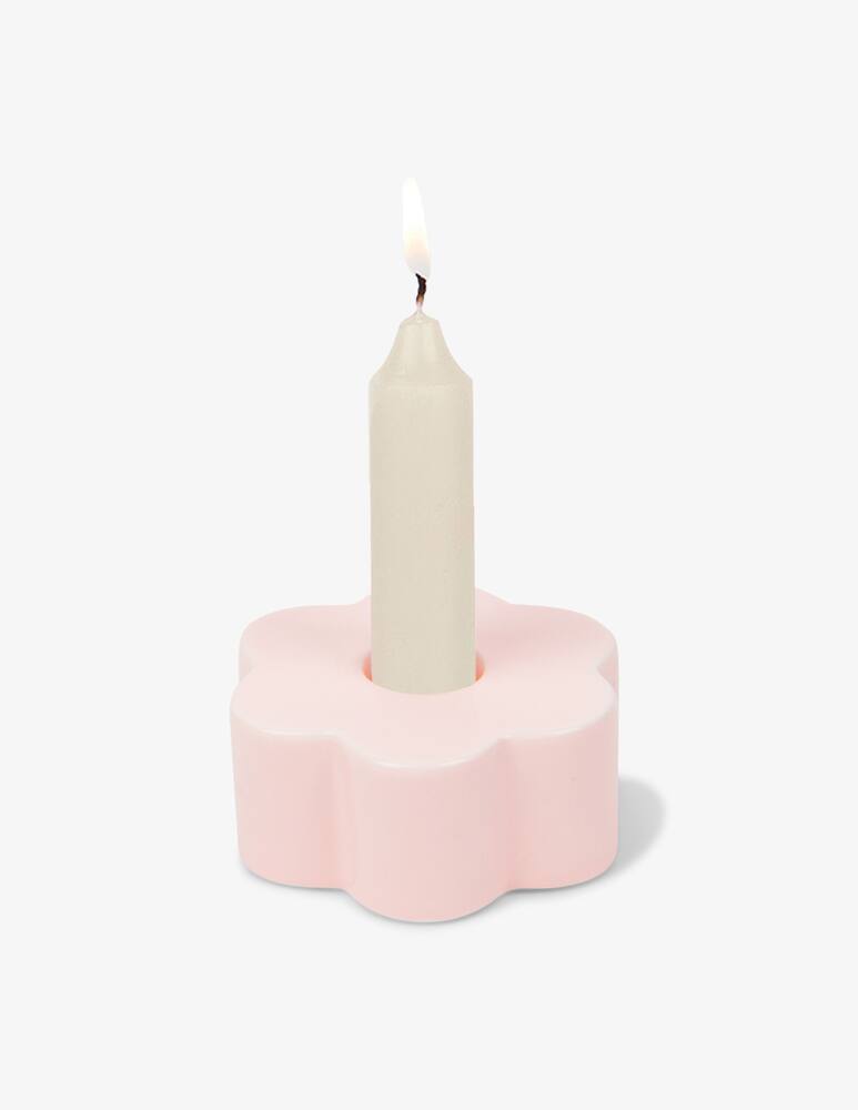 rinascente Doiy Candle Holder Daisy Pink