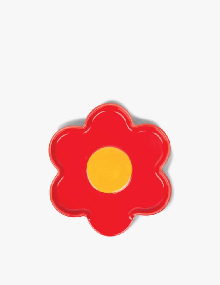 Doiy Spoon Rest Daisy Red - picture 1 Doiy Spoon Rest Daisy Red - picture 1