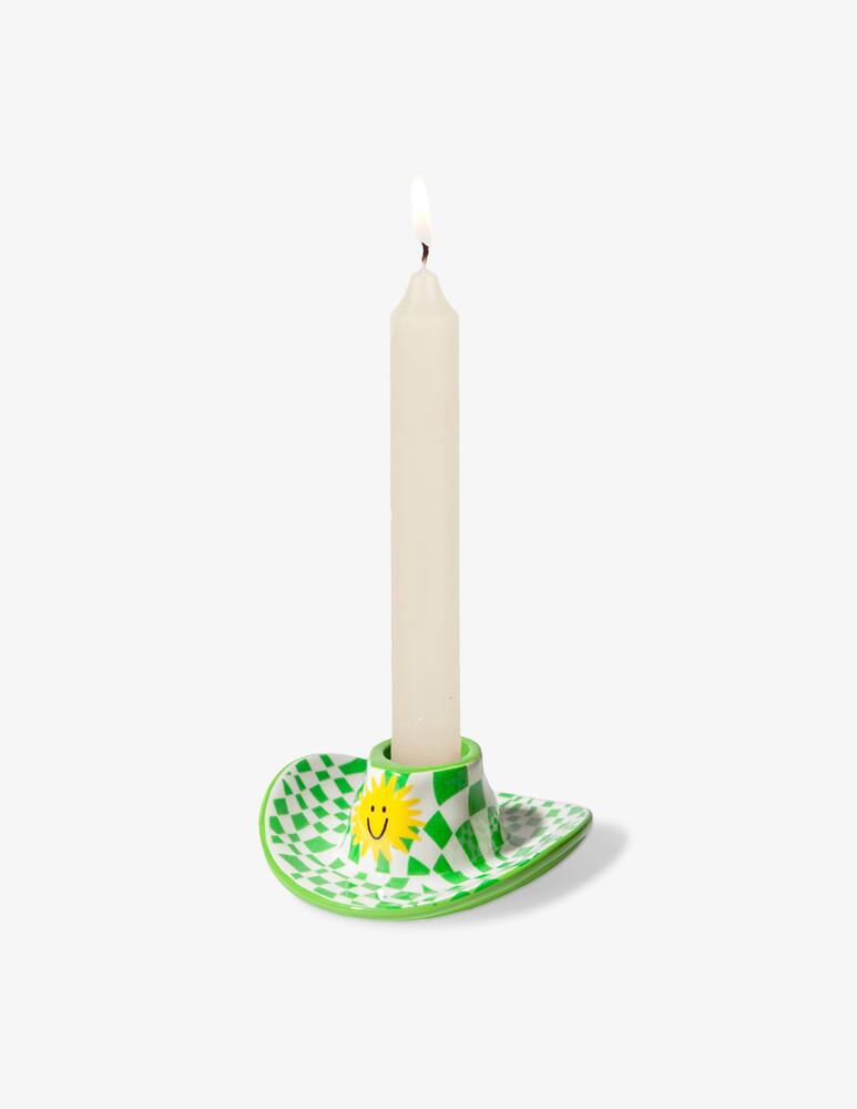 rinascente Doiy Cowboy Hat Green Portacandela