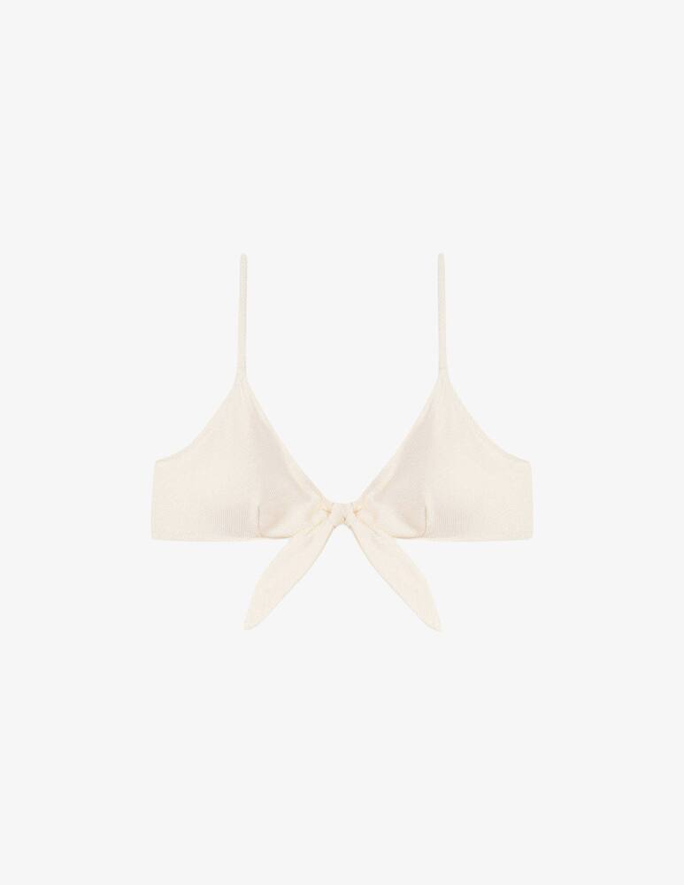 rinascente Bohodot Reggiseno bikini con nodo Ivori