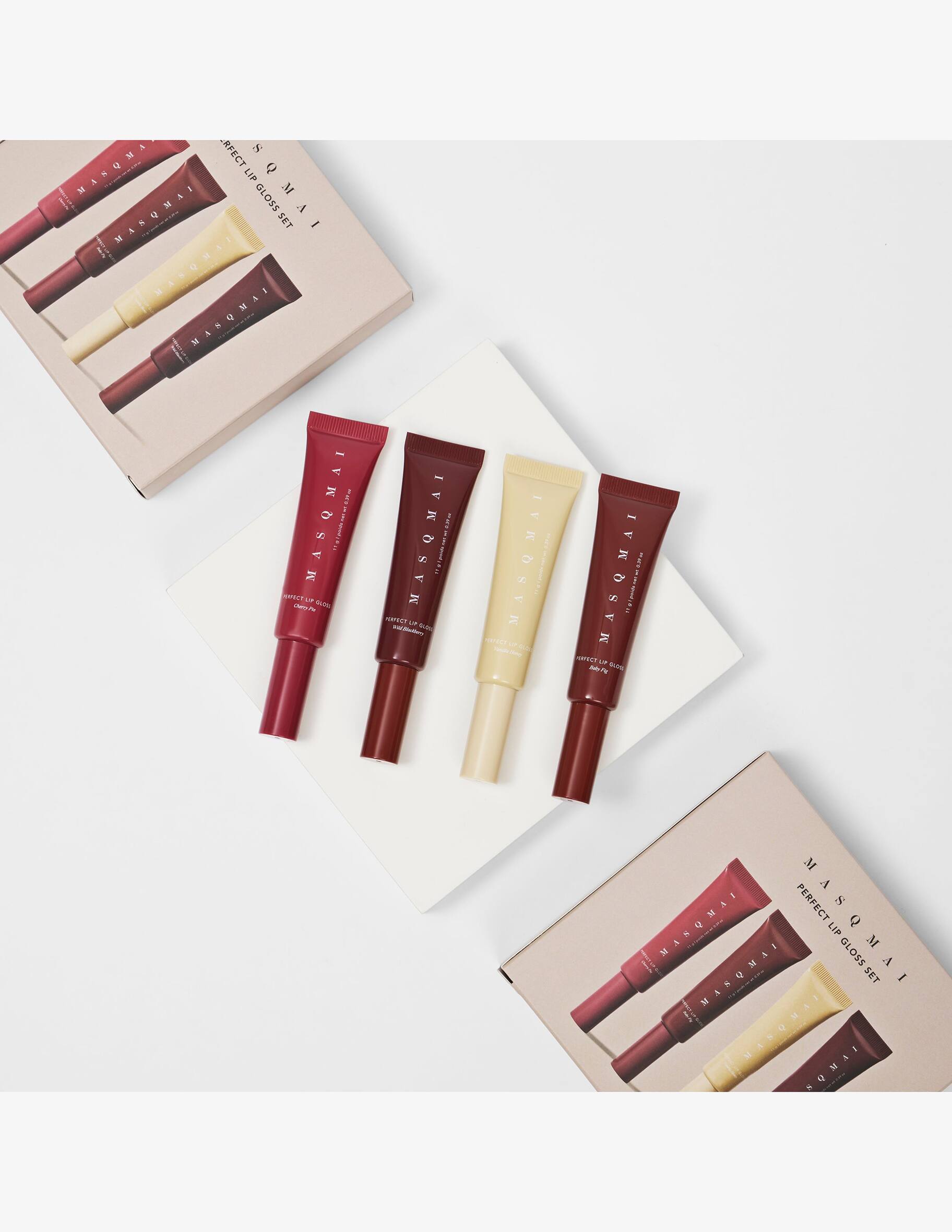 MASQMAI Perfect Lip Gloss – Volumengebend, Farbe Wild Blackberry