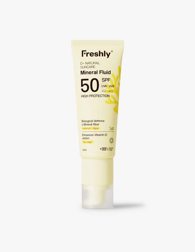 Freshly Cosmetics Fotoprotettore viso naturale fluido SPF 50 - immagine 1 Freshly Cosmetics Fotoprotettore viso naturale fluido SPF 50 - immagine 1