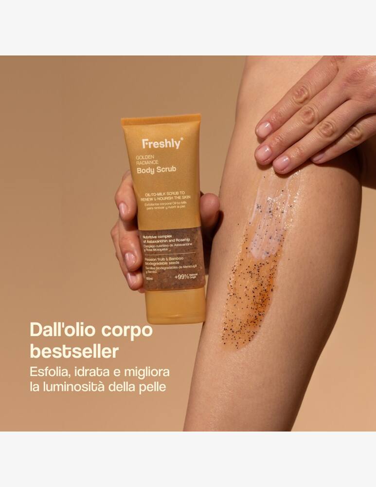 rinascente Freshly Cosmetics Golden Radiance Esfoliante Corpo