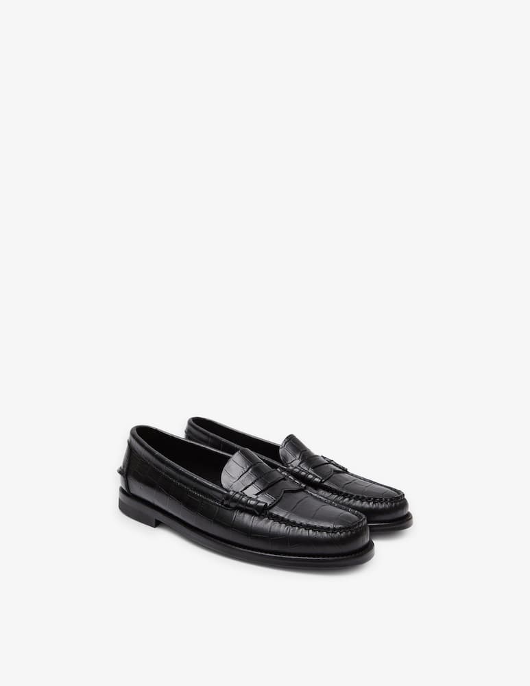 rinascente Augusta Zoe croco loafers
