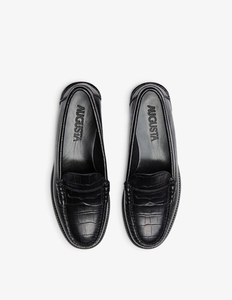 rinascente Augusta Zoe croco loafers