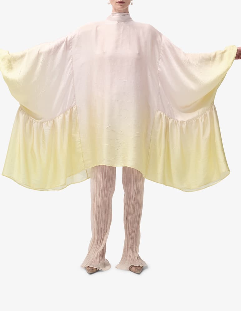 rinascente EIKO AI Silkie draped silk dress