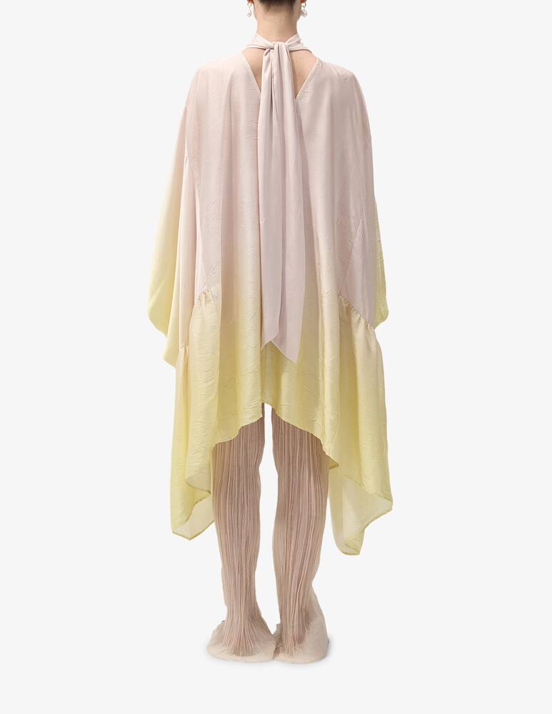 rinascente EIKO AI Silkie draped silk dress