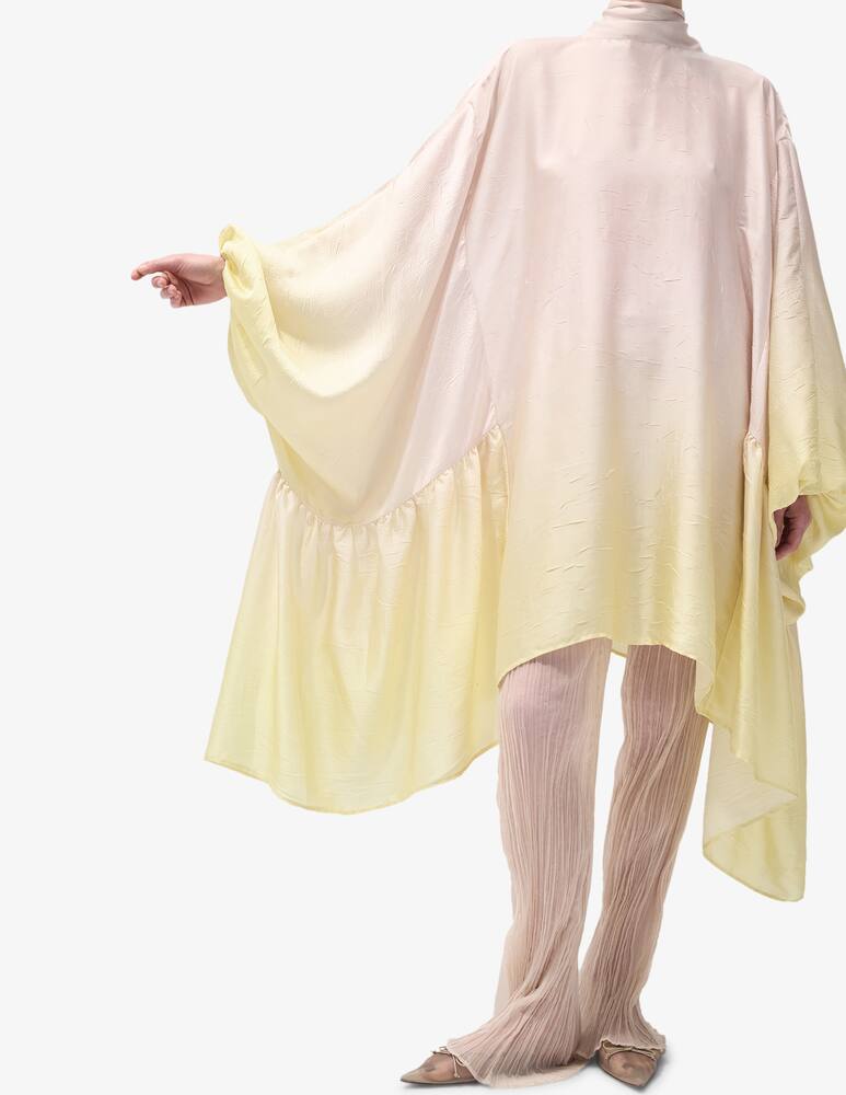 rinascente EIKO AI Silkie draped silk dress