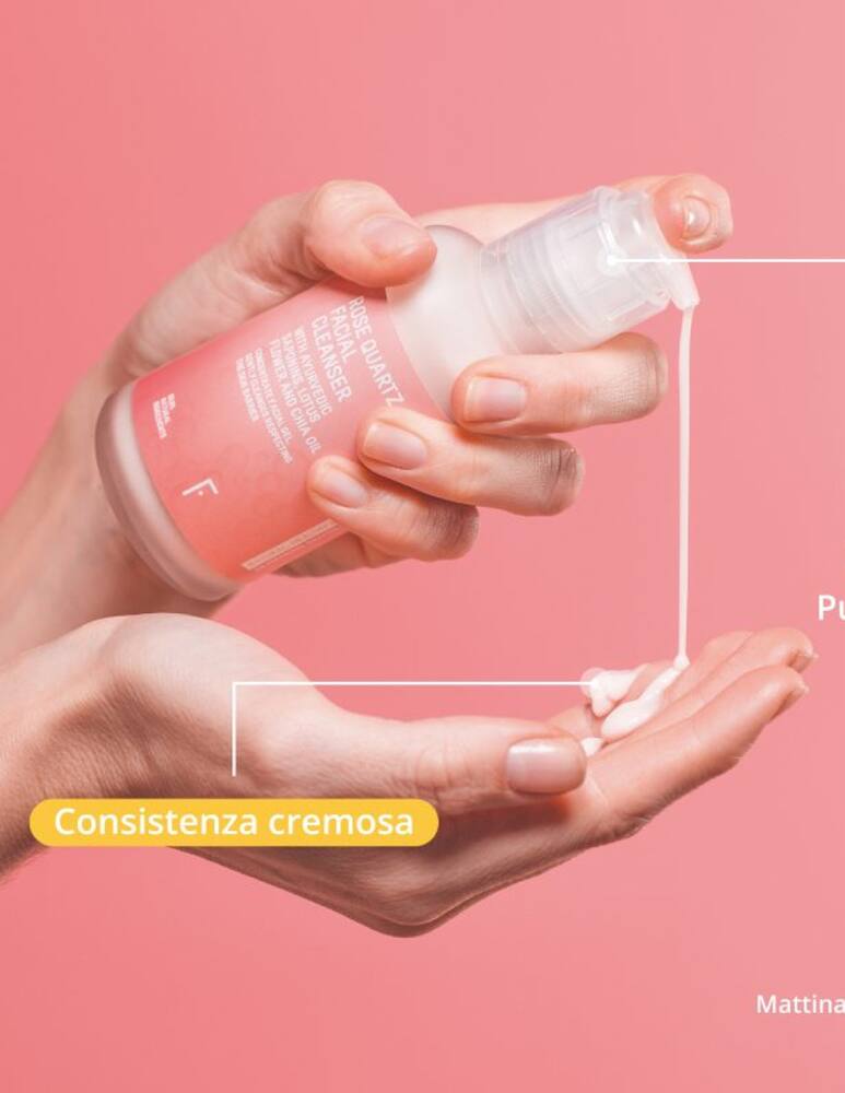 rinascente Freshly Cosmetics Rose Quartz facial Cleanser