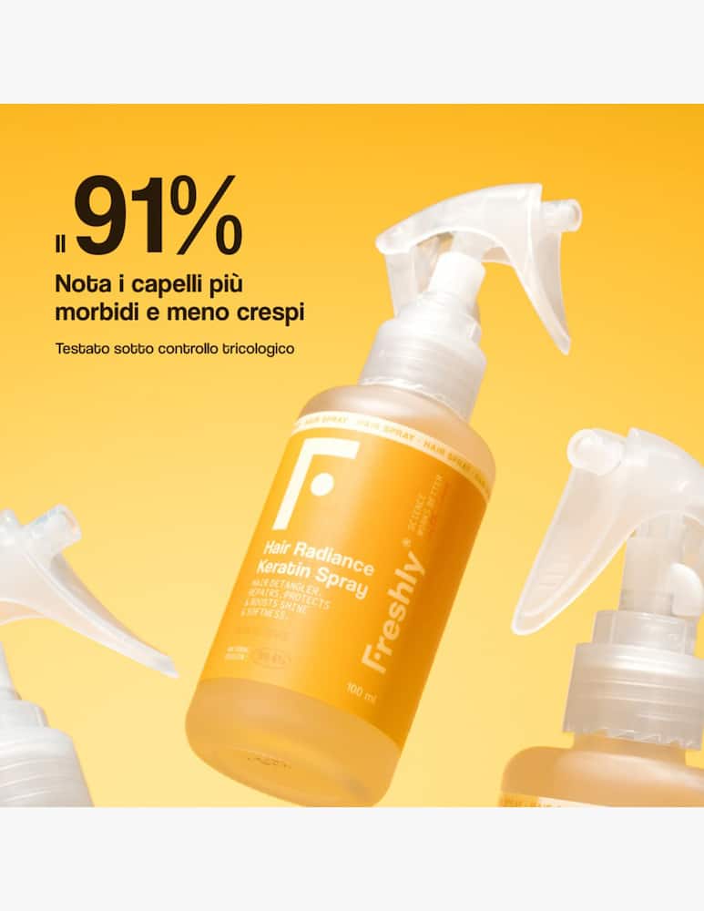 Freshly Cosmetics Hair Radiance Keratin Spray - immagine 2 Freshly Cosmetics Hair Radiance Keratin Spray - immagine 2