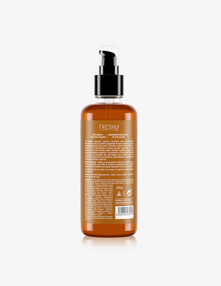 Freshly Cosmetics Golden Radiance Body Oil WOW - immagine 2 Freshly Cosmetics Golden Radiance Body Oil WOW - immagine 2