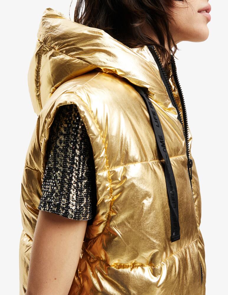 rinascente Desigual Transformable padded jacket - Brown