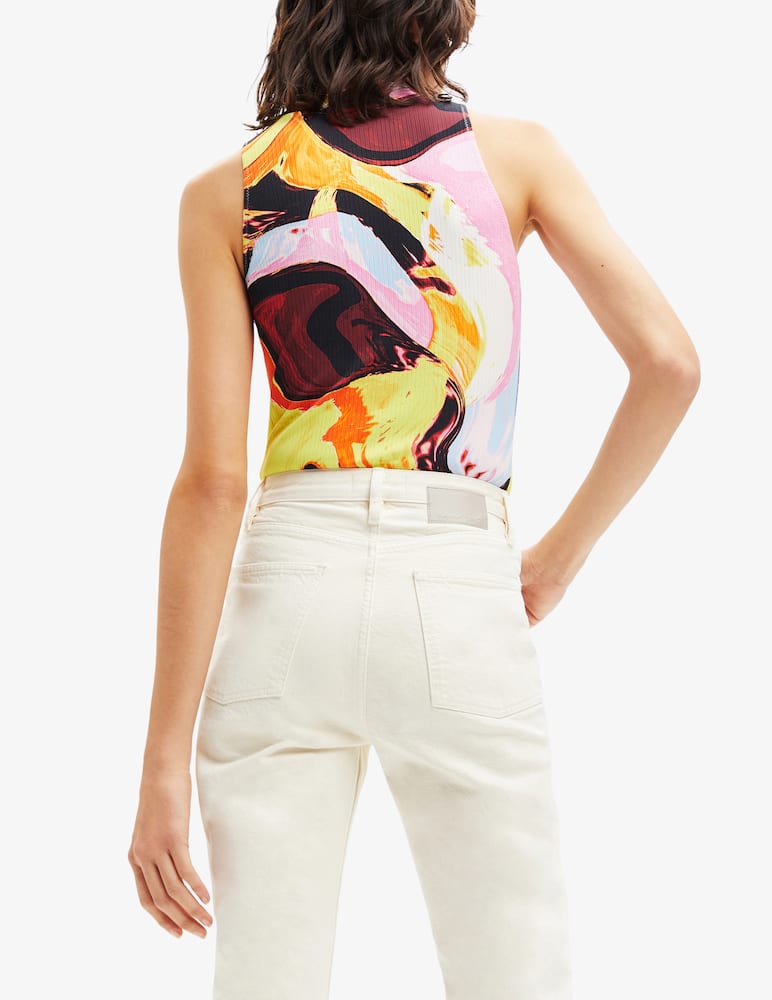 rinascente Desigual Body multicolore con stampa digitale - Multicolor