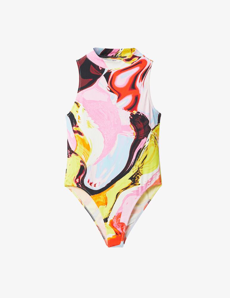 rinascente Desigual Body multicolore con stampa digitale - Multicolor