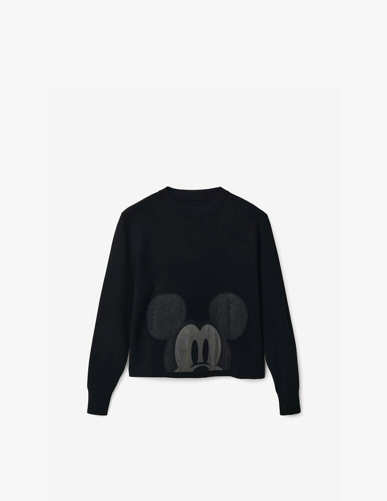 Desigual Disney's Mickey Mouse patch jumper - Black - picture 5 Desigual Disney's Mickey Mouse patch jumper - Black - picture 5