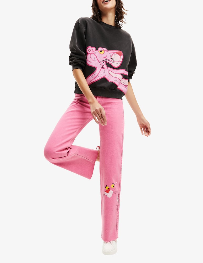 rinascente Desigual Felpa con pantera  - Nero