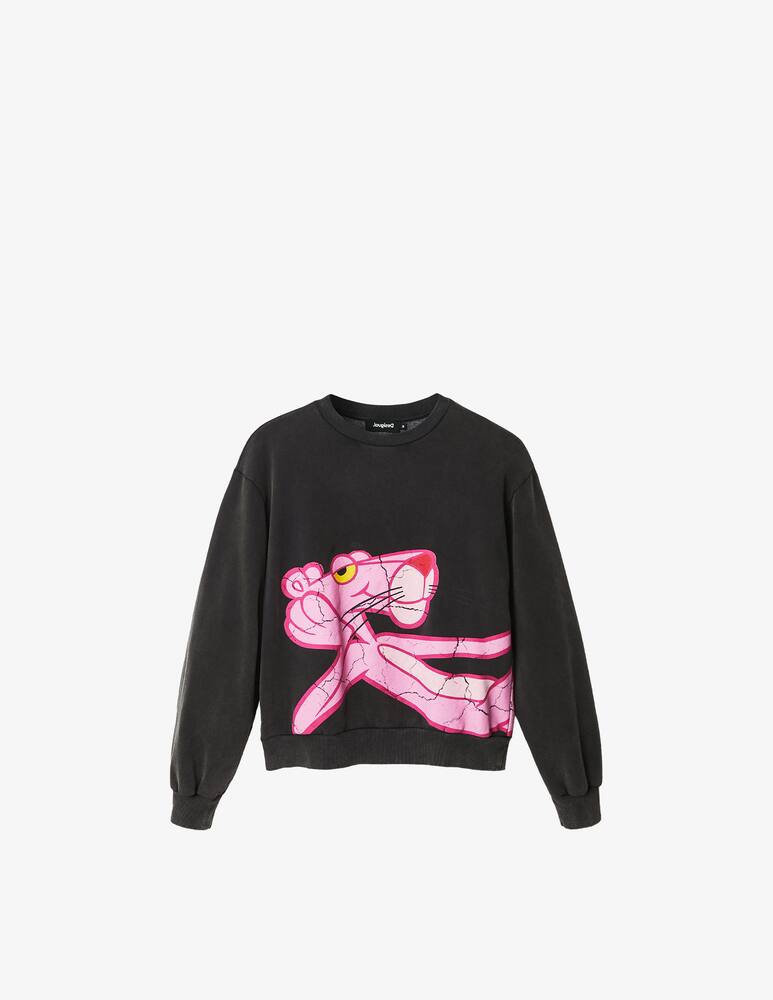 rinascente Desigual Felpa con pantera  - Nero