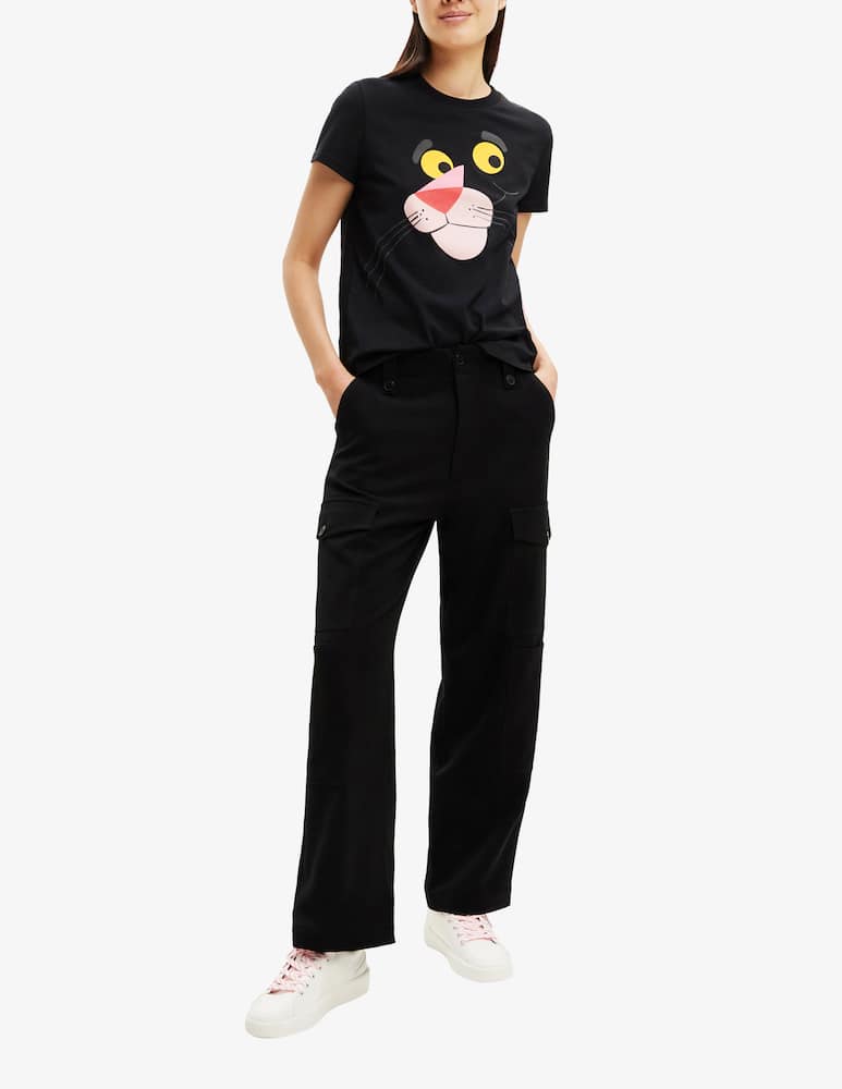 rinascente Desigual Panther T-shirt - Black