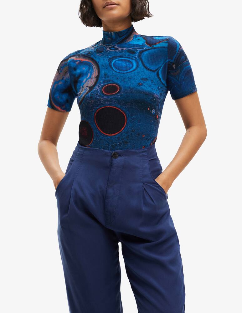 rinascente Desigual Stampa T-shirt Arty - Blu