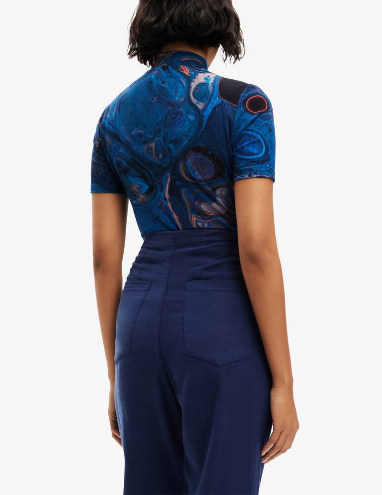 rinascente Desigual Stampa T-shirt Arty - Blu