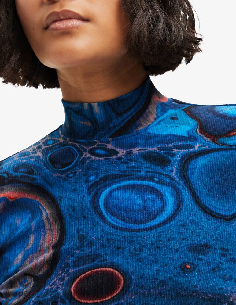 rinascente Desigual Stampa T-shirt Arty - Blu