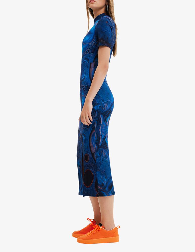 Desigual Mineral midi dress - Blue - picture 2 Desigual Mineral midi dress - Blue - picture 2