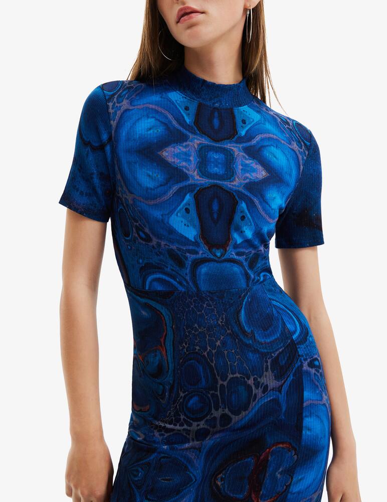 Desigual Mineral midi dress - Blue - picture 4 Desigual Mineral midi dress - Blue - picture 4