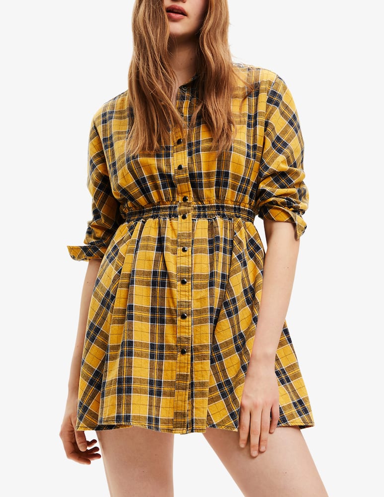rinascente Desigual Mini shirt dress - Yellow