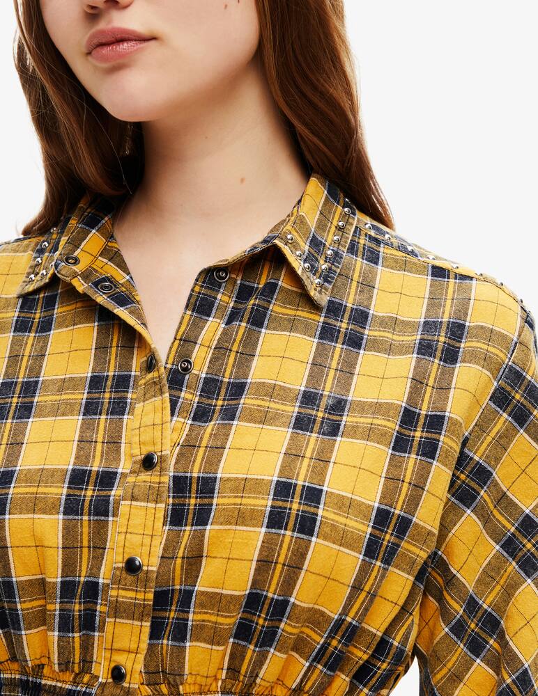 rinascente Desigual Mini shirt dress - Yellow