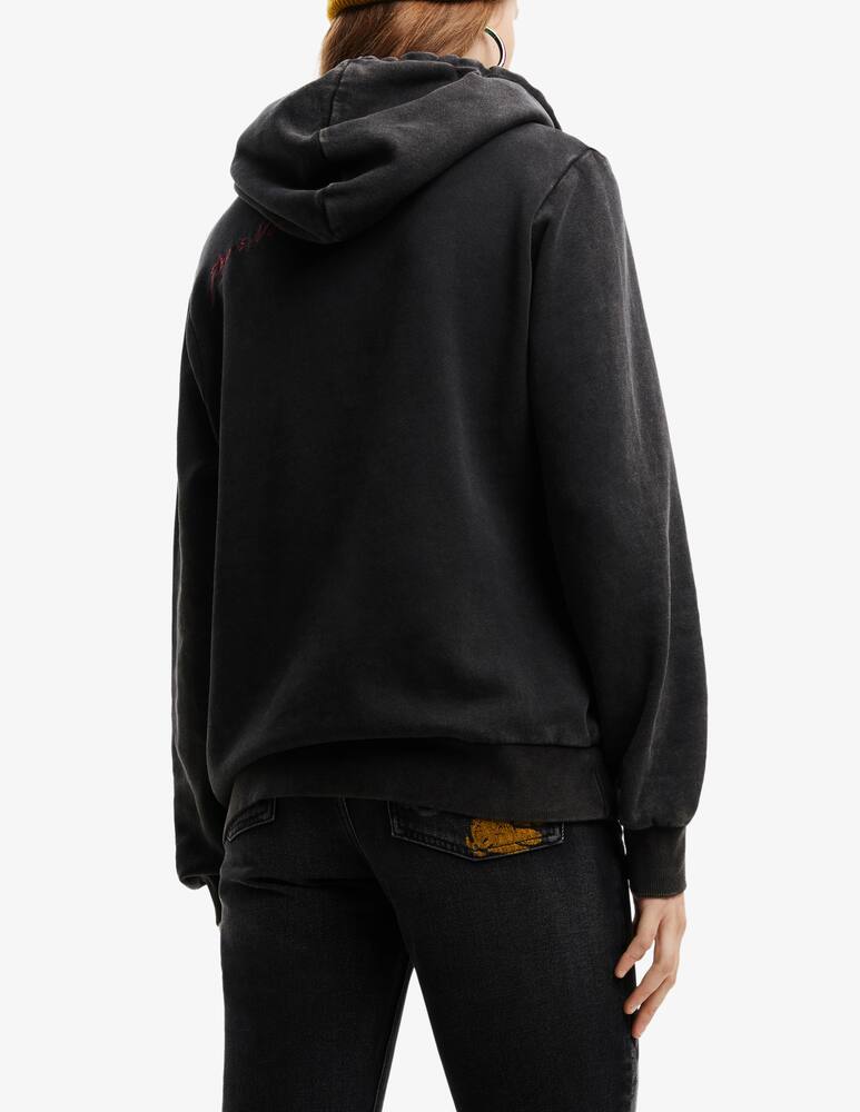 rinascente Desigual Disney's Mickey Mouse print hoodie - Black