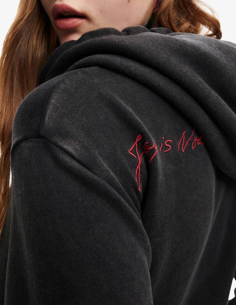 rinascente Desigual Disney's Mickey Mouse print hoodie - Black