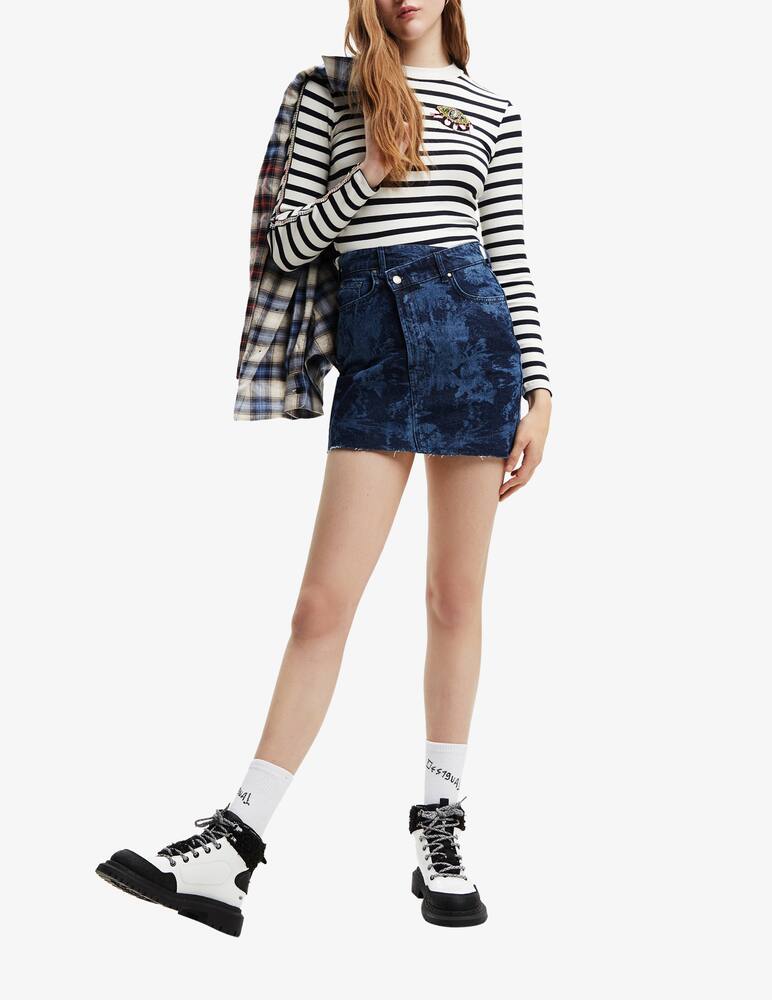 rinascente Desigual Maglietta a righe - Nero