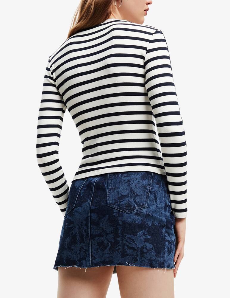 rinascente Desigual Maglietta a righe - Nero