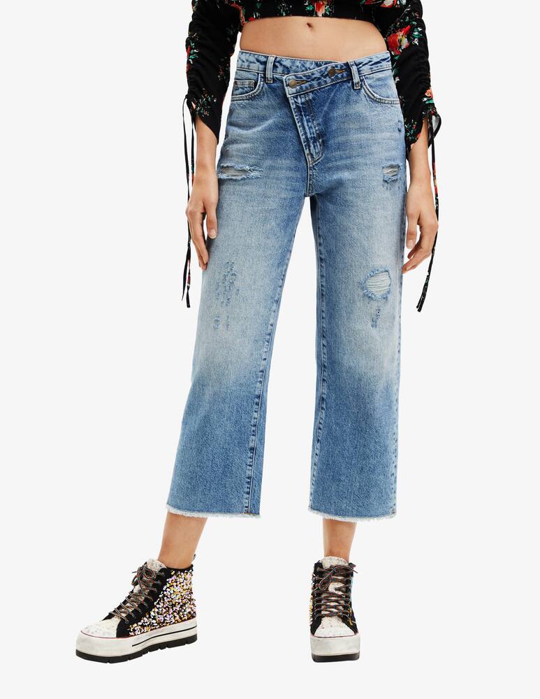 rinascente Desigual Twisted boyfriend jeans - Blue
