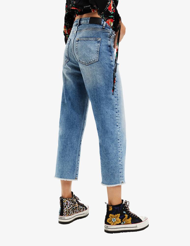 rinascente Desigual Twisted boyfriend jeans - Blue