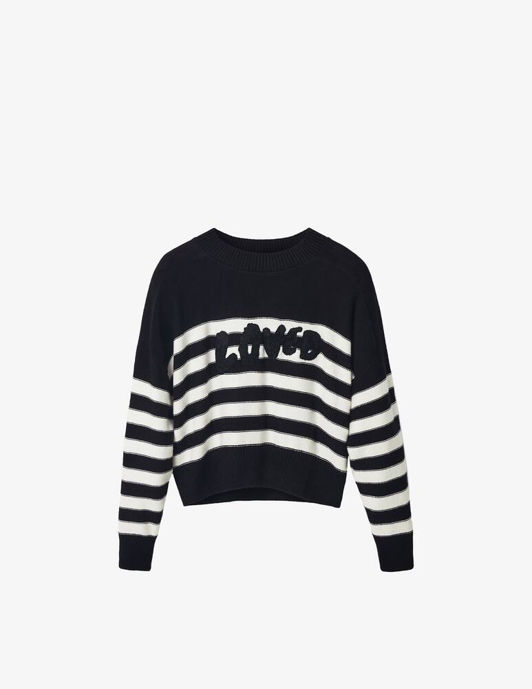 rinascente Desigual Loose-fit striped top - Black